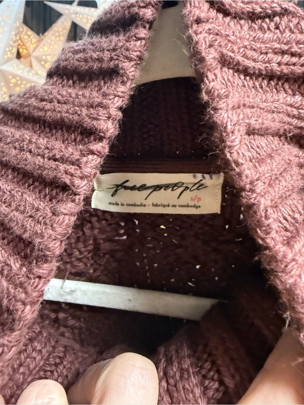 NWOTFree People Heart You Cardigan in Bittersweet - Picture 11 of 11